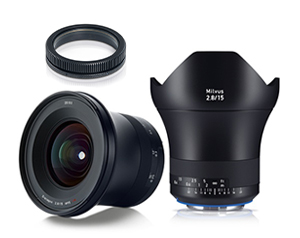 Zeiss Milvus 15mm f/2.8 ZF.2 (Full-Frame, Nikon F Mount – Adaptable to Sony E / Canon RF / Nikon Z / L-Mount)