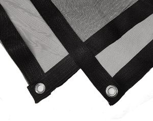 Black Single Net Scrims / Overhead Butterfly – 2,4×2,4m (8’x8’)