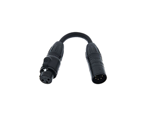 ADJ DMX 3-pin F to 5-pin M IP65