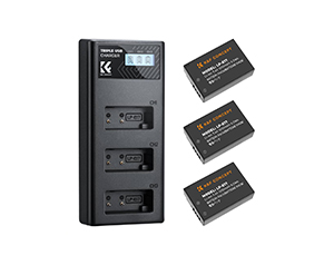 K&F CONCEPT 3 bay charger
