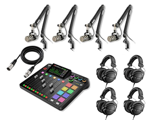 Rode Rodecaster Pro Kit (with 4 x microphones)
