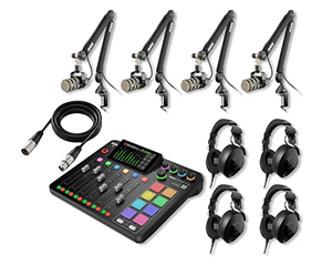 Rode Rodecaster Pro Kit (with 4 x microphones)