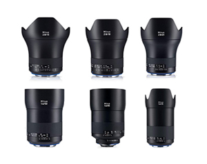Zeiss Milvus Full-Frame 6-Lens Set – ZF.2 (15/18/21/35/50/85mm, Nikon F Mount – Adaptable to Sony E, Canon RF, Nikon Z, L-Mount)