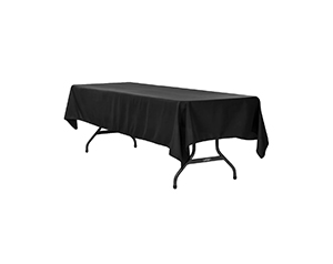 Table cloth black (for 180x74cm tables)