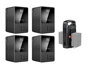 vlock kit - 4x batteries + 1x smallrig charger