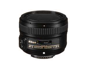 Nikon AF-S NIKKOR 50mm f:1.8G lens