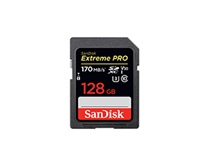 Sandisk SDXC Extreme Pro (V30 - 170MB:s) 128GB